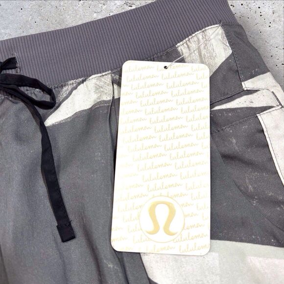 Lululemon City Jogger Pants Back Spin Stroke White Slate Gray Yoga Womens Size 6 - Picture 8 of 10